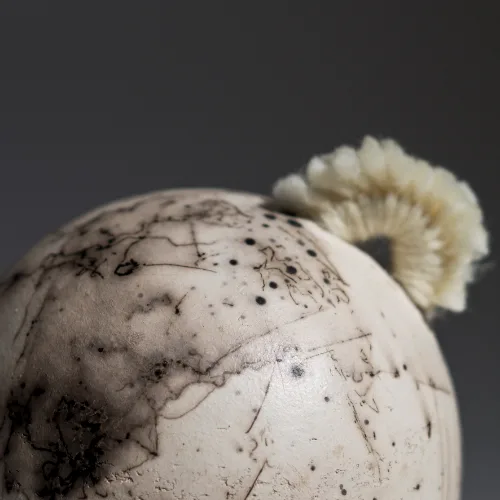 White Saggar Pot 2 c